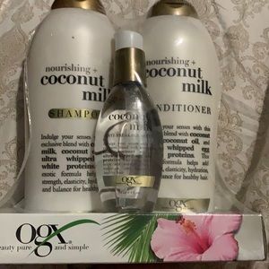 OGX brand nourishing and coconut milk